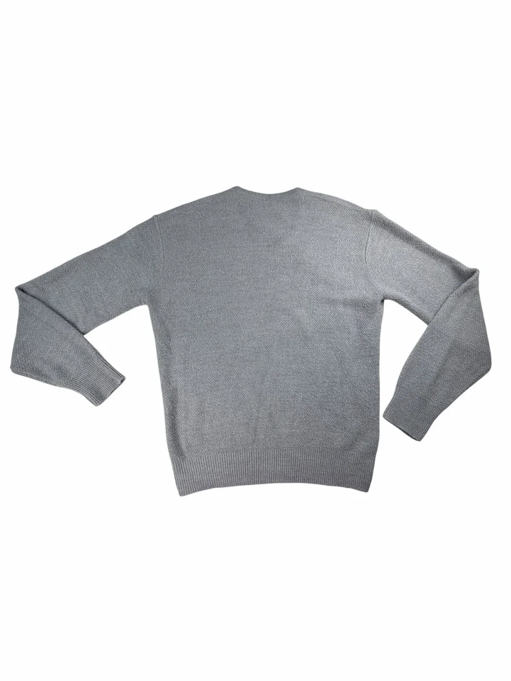 Vintage 90’s Christian Dior Men’s Grey V-Neck Pullover Sweater Size Large